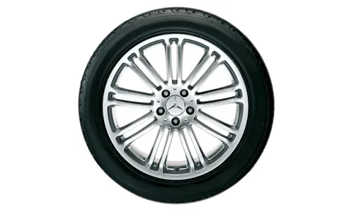 Колесный диск 8,5J×19 ET43 для Mercedes-Benz C216/W221, передняя и задняя оси, стерлингово-серебристый — фото 2