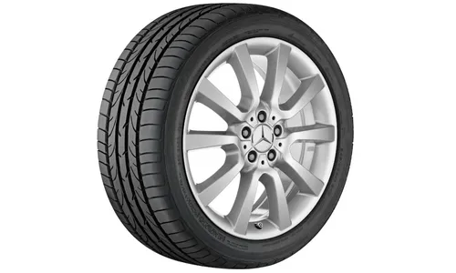 Колесный диск 8J×19 ET60 для Mercedes-Benz W164, передняя и задняя оси, титаново-серебристый — фото 1