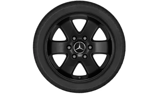 Колесный диск 6,5J×16 ET62 для Mercedes-Benz SPRINTER 910 / SPRINTER 906, передняя и задняя оси, черный, 6 спиц — фото 2