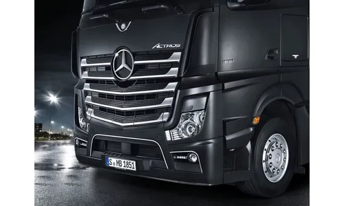 Комплект 5 хромированных ламелей решетки радиатора, Mercedes-Benz Actros 4/5 — фото 2