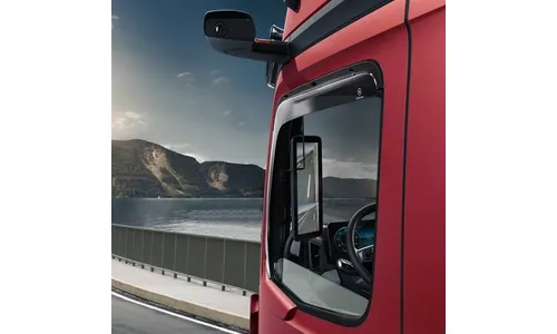 Тонированные дефлекторы окон с MirrorCam, Mercedes-Benz Actros / Arocs / Antos 963/964 — фото 1