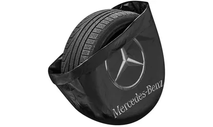Пакет для хранения и перевозки шин и колес, черный, Mercedes — фото 1
