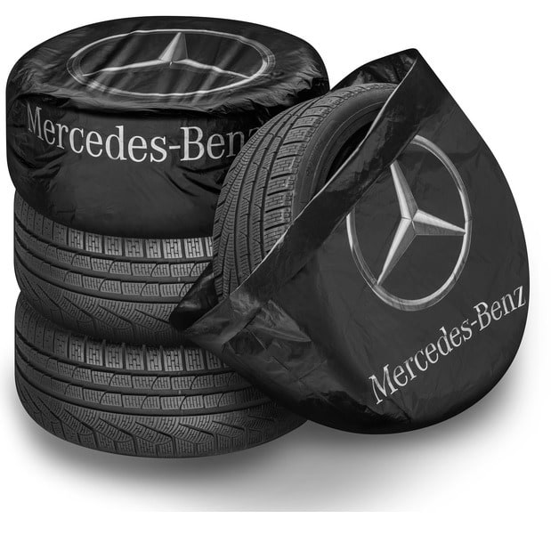 Пакет для хранения и перевозки шин и колес, черный, Mercedes — фото 3