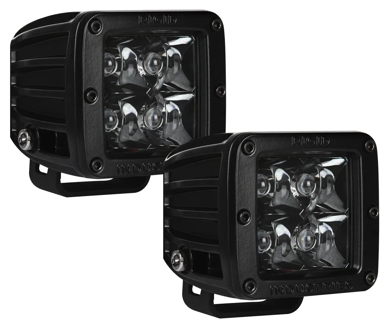 Светодиодные фары D-Series Pro, узкий дальний свет, серия Midnight, Rigid Industries — фото 1