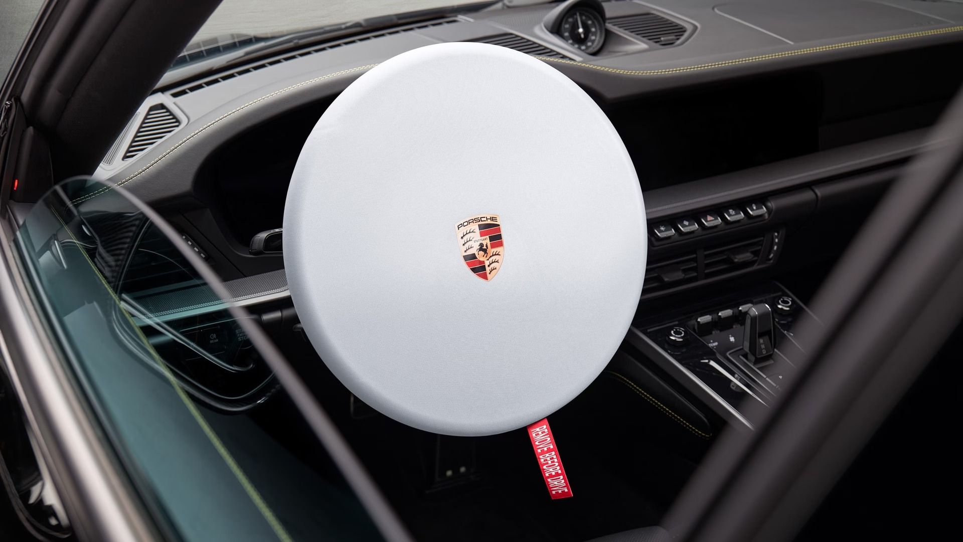 Чехол на руль, Черный для Porsche Macan II — фото 4