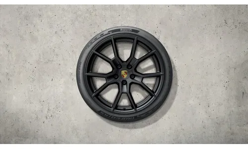 Комплект летних колес комплект колес для RS Spyder Design с гоночными шинами, центральные колпачки входят в комплект для Porsche Taycan (2024-) рестайлинг — фото 2