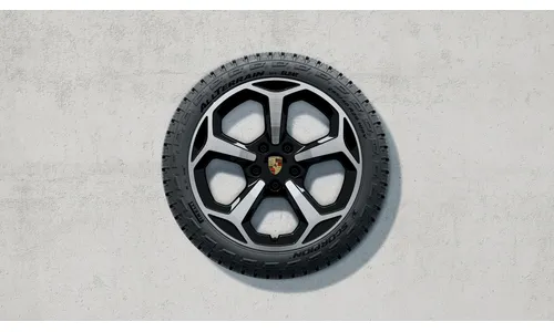 Комплект колесных дисков 20-дюймовый комплект колес Off-Road Design с внедорожными характеристиками шины, центральные колпачки входят в комплект для Porsche Taycan (2024-) рестайлинг — фото 1