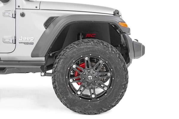 Внутренние подкрылки, передний комплект, Jeep Wrangler JL, Rough Country — фото 1