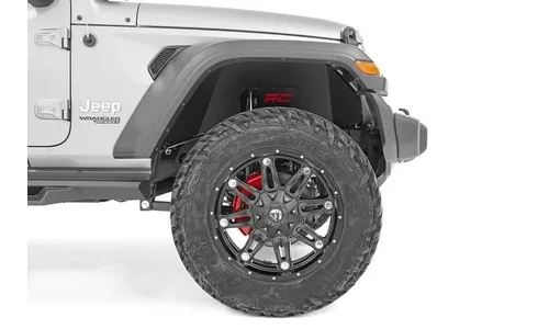 Внутренние подкрылки, передний комплект, Jeep Wrangler JL, Rough Country — фото 1