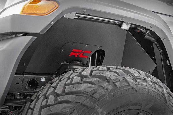 Внутренние подкрылки, передний комплект, Jeep Wrangler JL, Rough Country — фото 2