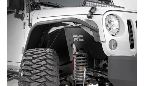 Внутренние подкрылки, передний и задний комплект, Jeep Wrangler JK, Rough Country — фото 5