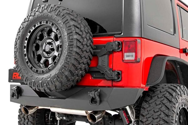 Усиленный держатель запасного колеса, Jeep Wrangler JK, Rough Country — фото 3