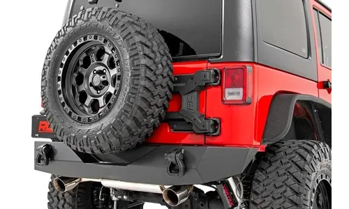 Усиленный держатель запасного колеса, Jeep Wrangler JK, Rough Country — фото 3