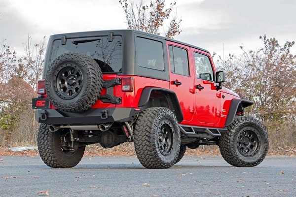 Усиленный держатель запасного колеса, Jeep Wrangler JK, Rough Country — фото 4