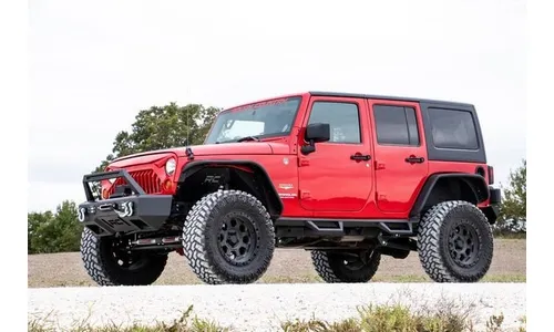 Решётка радиатора взамен штатной, Angry Eyes, Jeep Wrangler JK, Rough Country — фото 3
