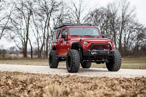 Решётка радиатора взамен штатной, Angry Eyes, Jeep Wrangler JK, Rough Country — фото 4
