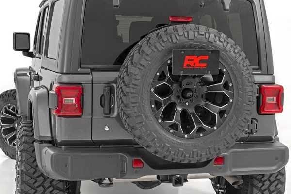 Кронштейн переноса номерного знака, Jeep Wrangler JL, Rough Country — фото 2