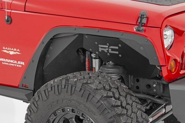 Комплект накладок для удаления крыльев, передние и задние, Jeep Wrangler JK, Rough Country — фото 1