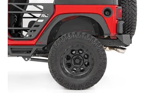 Комплект накладок для удаления крыльев, передние и задние, Jeep Wrangler JK, Rough Country — фото 2