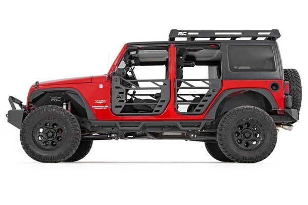 Комплект накладок для удаления крыльев, передние и задние, Jeep Wrangler JK, Rough Country — фото 5