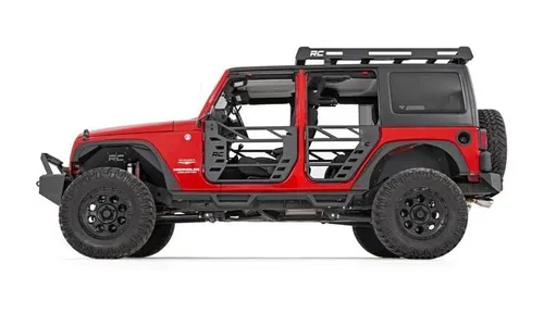 Комплект накладок для удаления крыльев, передние и задние, Jeep Wrangler JK, Rough Country — фото 5