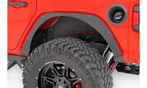 Комплект накладок для удаления крыльев, передние и задние, Jeep Wrangler JL, Rough Country — фото 3