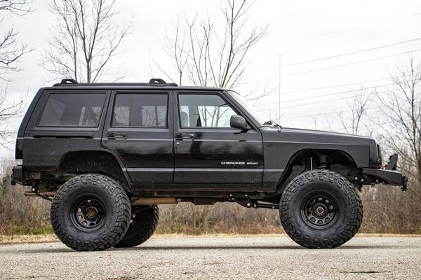Защитные накладки нижней части дверей, 4 двери, Jeep Cherokee XJ, Rough Country — фото 3