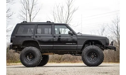 Защитные накладки нижней части дверей, 4 двери, Jeep Cherokee XJ, Rough Country — фото 3