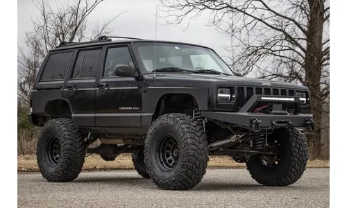 Защитные накладки нижней части дверей, 4 двери, Jeep Cherokee XJ, Rough Country — фото 4