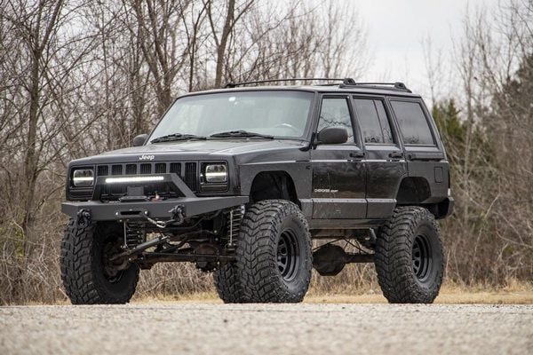 Защитные накладки нижней части дверей, 4 двери, Jeep Cherokee XJ, Rough Country — фото 6