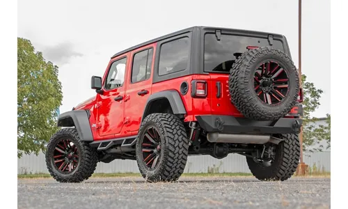 Задний бампер, Trail, держатель запасного колеса, Jeep Wrangler JL, Rough Country — фото 7