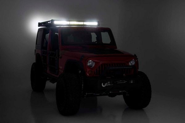 Багажник на крышу, без светодиодного света, Jeep Wrangler JK, Rough Country — фото 4