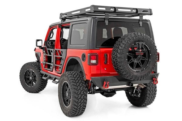 Багажник на крышу, со светодиодным светом, Jeep Wrangler JL, Rough Country — фото 3