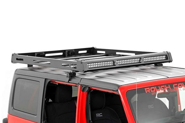 Багажник на крышу, со светодиодным светом, Jeep Wrangler JL, Rough Country — фото 5