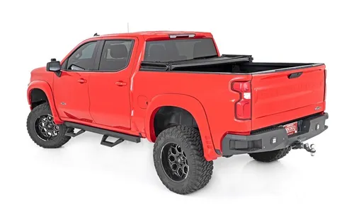 Регулируемые алюминиевые подножки SRX2, кабина Crew Cab, Rough Country — фото 3
