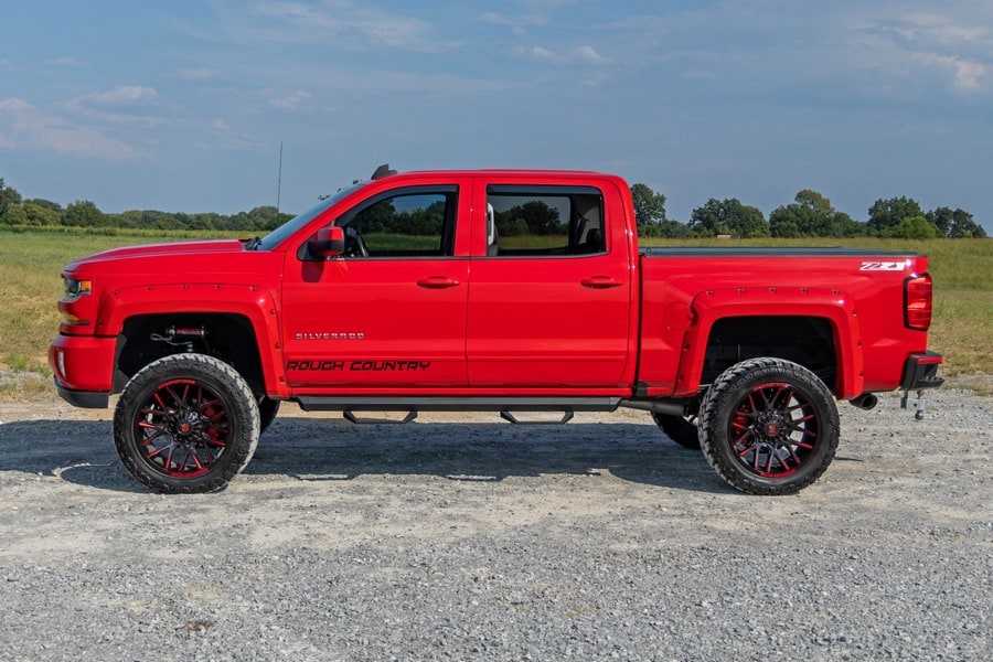 Регулируемые алюминиевые подножки SRL2, кабина Crew Cab, Rough Country — фото 7