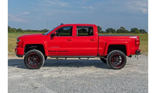 Регулируемые алюминиевые подножки SRL2, кабина Crew Cab, Rough Country — фото 7