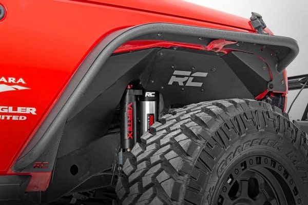 Внутренние подкрылки, для Vertex, передний комплект, Jeep Wrangler JK, Rough Country — фото 1