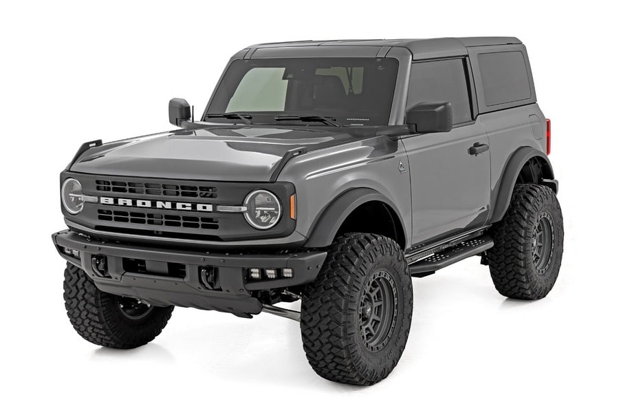 Боковые подножки OV2, 2 двери, Ford Bronco VI, Rough Country — фото 5
