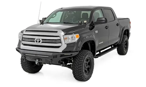 Боковые подножки OV2, кабина Crew Cab, Toyota Tundra (2007–2021), Rough Country — фото 2