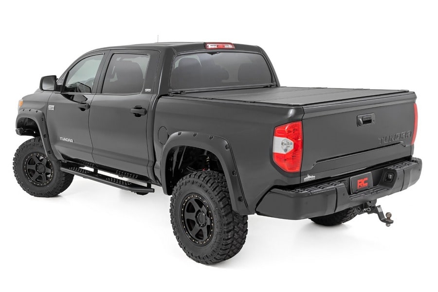 Боковые подножки OV2, кабина Crew Cab, Toyota Tundra (2007–2021), Rough Country — фото 3