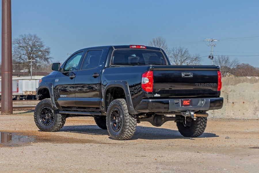 Боковые подножки OV2, кабина Crew Cab, Toyota Tundra (2007–2021), Rough Country — фото 6