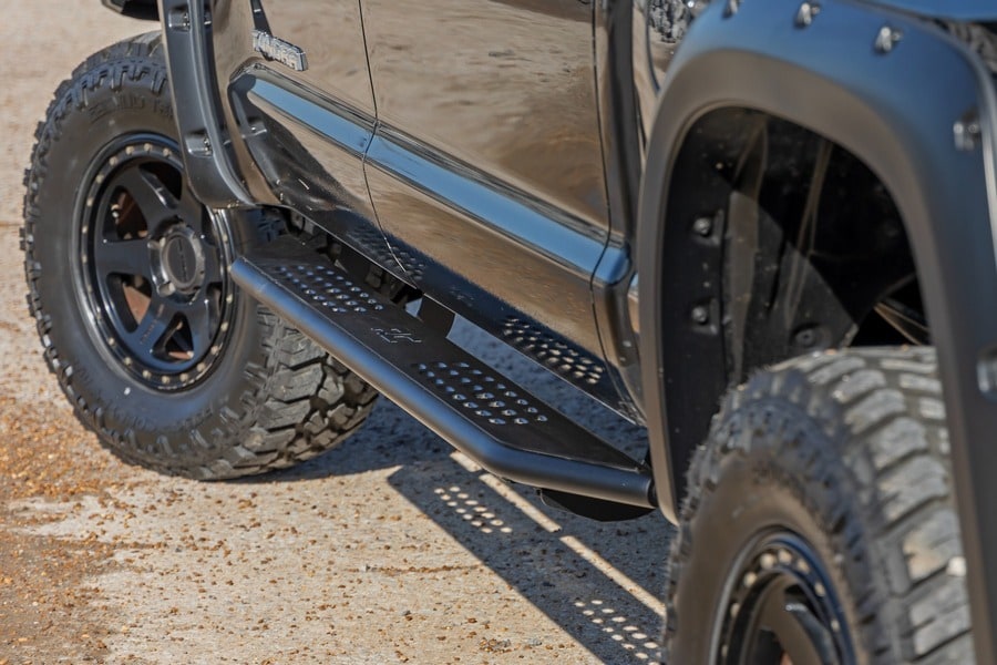 Боковые подножки OV2, кабина Crew Cab, Toyota Tundra (2007–2021), Rough Country — фото 7