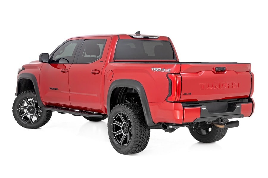 Боковые подножки OV2, кабина Crew Cab, Toyota Tundra III, Rough Country — фото 3