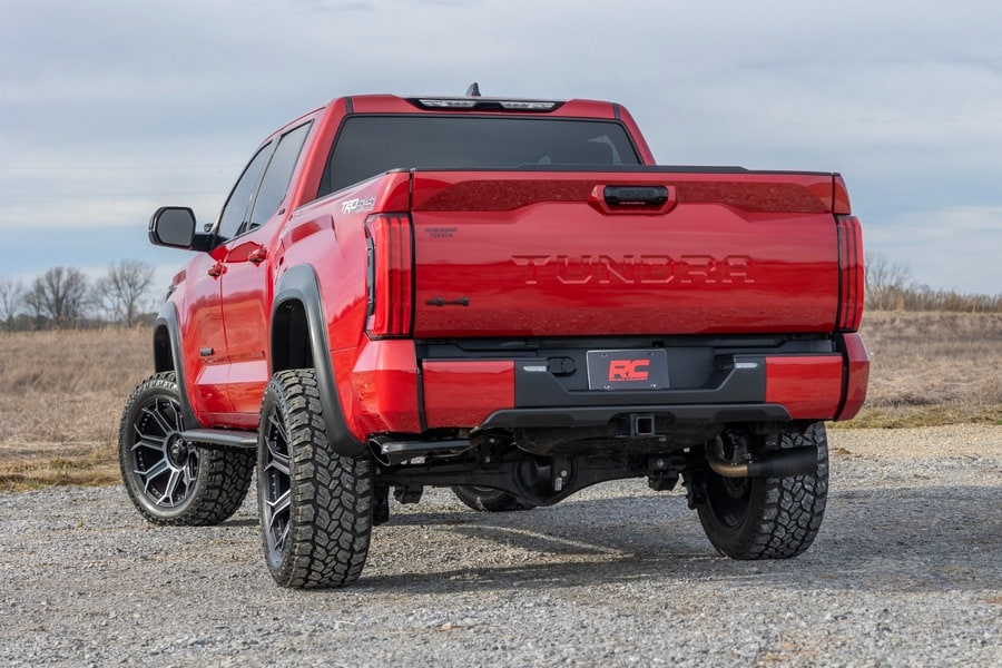 Боковые подножки OV2, кабина Crew Cab, Toyota Tundra III, Rough Country — фото 6