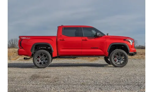 Боковые подножки OV2, кабина Crew Cab, Toyota Tundra III, Rough Country — фото 7