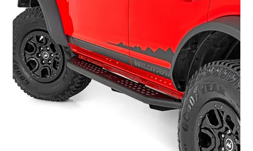 Боковые подножки OV2, 4 двери, Ford Bronco VI, Rough Country — фото 1