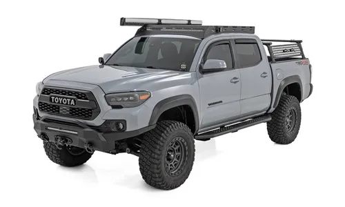 Боковые подножки OV2, кабина Crew Cab, Toyota Tacoma III, Rough Country — фото 4