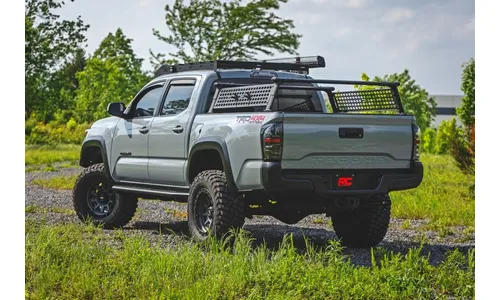 Боковые подножки OV2, кабина Crew Cab, Toyota Tacoma III, Rough Country — фото 7