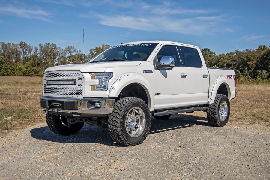 Овальные трубчатые подножки, кабина Crew Cab, чёрные, Rough Country — фото 5